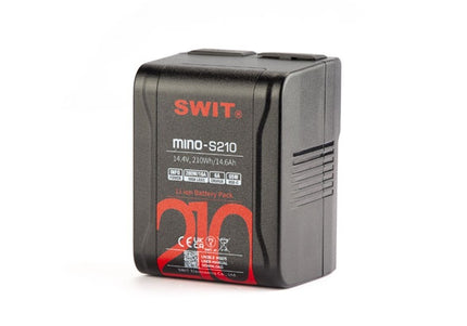 SWIT MINO-S210 Pocket V-Mount Battery - 210Wh High-Load Compact Power for Cine Cameras