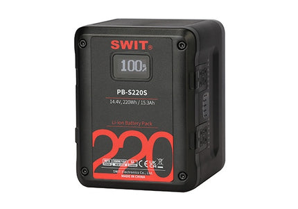 SWIT PB-S220S 14.4V 220Wh Multi D-Tap Heavy-Duty Digital Battery (V-Mount)