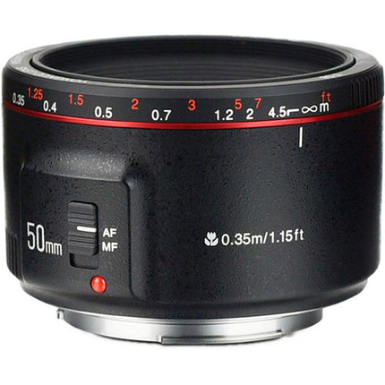 Yongnuo YN 50mm f-1.8 II Lens for Canon EF (Black)