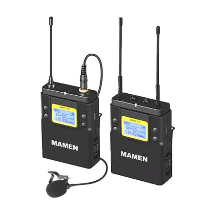 Mamen WMIC-01 Professional UHF Wireless Microphone1x Receiver 1x Transmitter