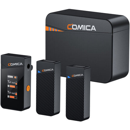 COMICA Vimo C 2.4G Dual-Channel Mini Wireless Microphone Black