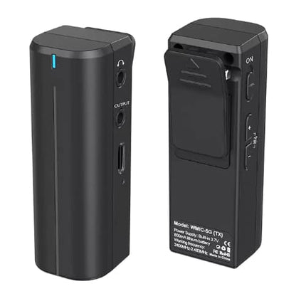 Mamen WMIC-5G PRO 2.4G UHF Wireless Mic (1x Receiver 1x Transmitter)