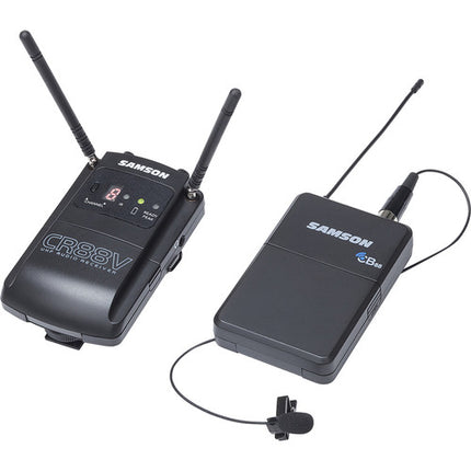 Samson Concert 88 Camera Lavalier Frequency-Agile UHF Camera Wireless System - K: 470 To 494 MHz