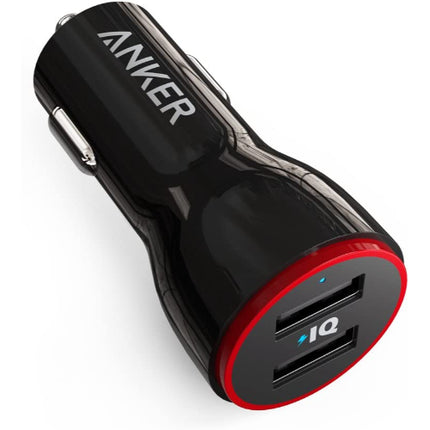 Anker A2310H11 PowerDrive 2 24W 2-Port Car Charger - Black