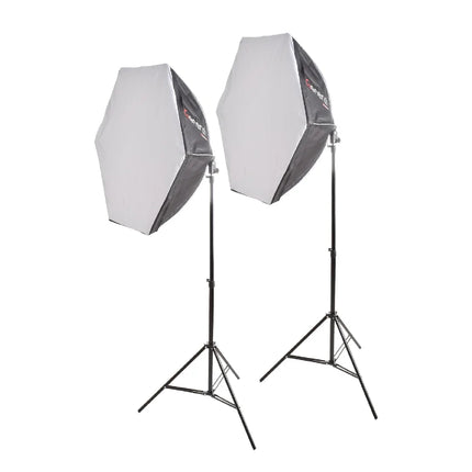 Generic Light Kit2pc With Octa Box Led 2x150w