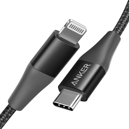 Anker A8652H11 PowerLine+ II USB-C Cable With Lightning 3ft - Black