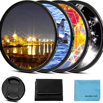 Sedremm 82mm Star Filter Kit 4 Pieces