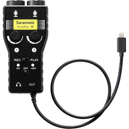 Saramonic SmartRig+Di 2-Channel Mic and Guitar Interface with Lightning Connector for iOS Devices