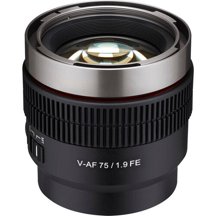 Samyang Cine V-AF 75mm T1.9 FE Lens -Sony E-Mount