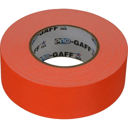 ProTapes Pro Gaffer Tape (2inch x 50 yd- Fluorescent Orange)