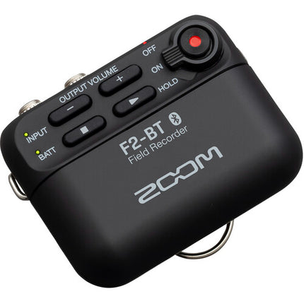 Zoom F2-BT Ultracompact Bluetooth-Enabled Portable Field Recorder With Lavalier Microphone