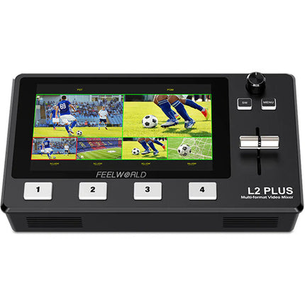 FeelWorld HDMI Live Stream Switcher with Built-In 5.5inch LCD Monitor