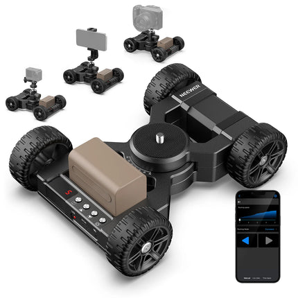 NEEWER DL400 Upgraded Motorized Camera Slider Dolly with App Control