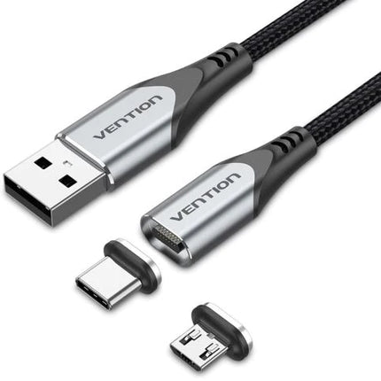 Vention 2-in-1 USB 2.0 3A Magnetic Charging Cable
