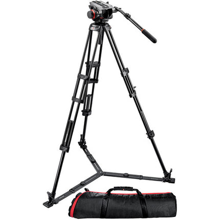Manfrotto 504HD Head with 546GB 2-Stage Aluminum Tripod System