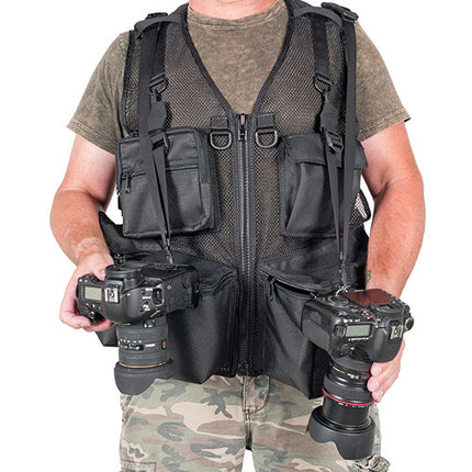 THE VEST GUY Urban 5 Mesh Photo Vest (Large- Coyote)