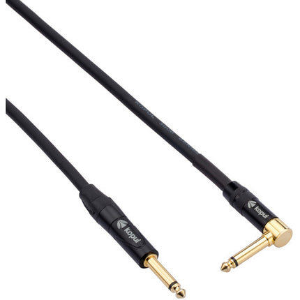 Kopul Premium Performance 3000 Series 1-4inch Male Right Angle to 1-4inch Male Instrument Cable (4.5m)