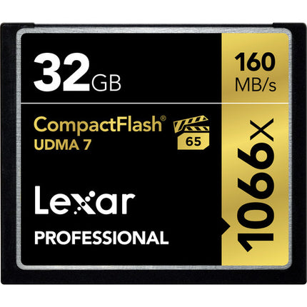 Lexar Professional 1066x CompactFlash Memory Card 160MBs (UDMA 7)