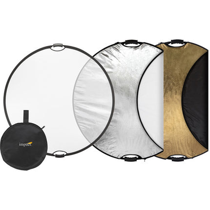Impact 5-in-1 Collapsible Circular Reflector with Handles (42inch)