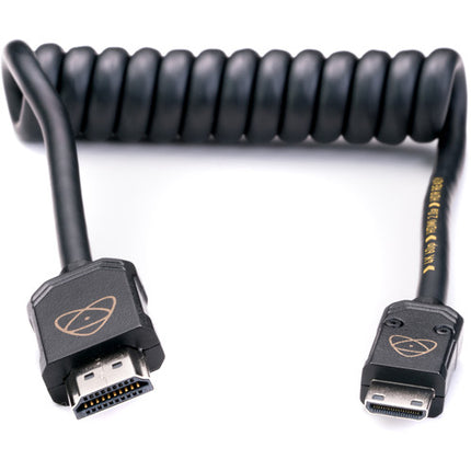 Atomos AtomFLEX Coiled Mini-HDMI to HDMI Cable (12 to 24inch)