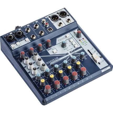 Soundcraft Notepad-8FX Small-Format Analog Mixing Console with USB I-O and Lexicon Effects
