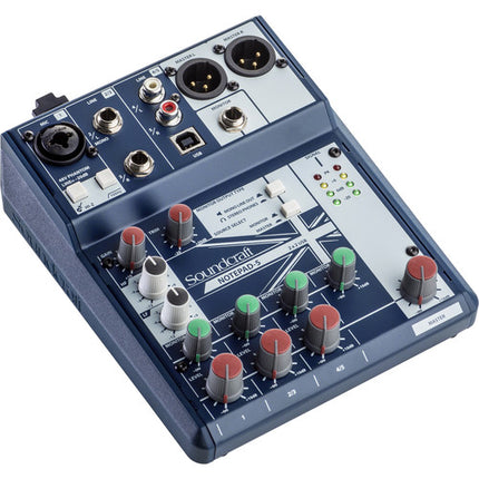 Soundcraft Notepad-5 Small-Format Analog Mixing Console with USB I-O