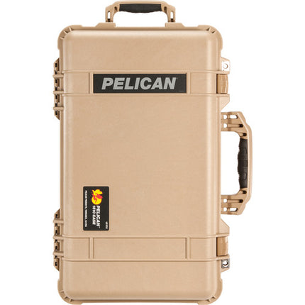Pelican 1510 Carry On Case with Yellow and Black Divider Set (Desert Tan)