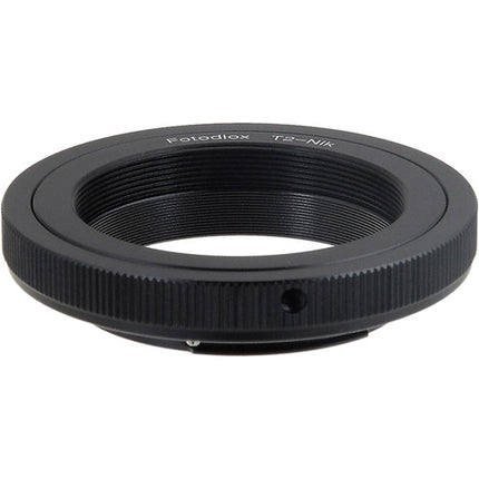 FotodioX Lens Mount Adapter for T-Mount T-T-2 Screw Mount SLR Lens to Nikon F Mount