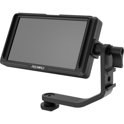 FeelWorld F5 5.0inch Full HD HDMI On-Camera Monitor with 4K Support and Tilt Arm