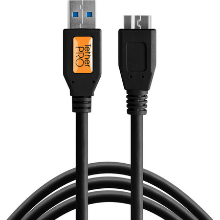 Tether Tools TetherPro USB 3.0 Male Type-A to USB 3.0 Micro-B Cable (4.5m- Black)