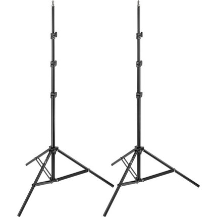 Impact 240cm Air-Cushioned Light Stand Kit (2-Pack)