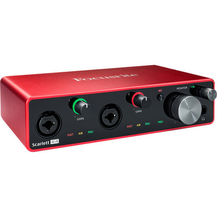 Focusrite Scarlett 4i4 4x4 USB Audio-MIDI Interface (3rd Generation)