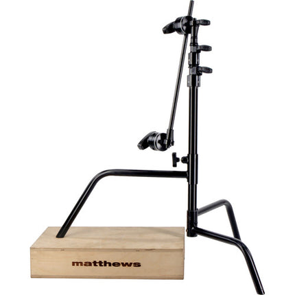 Matthews Hollywood 20inch C-Stand with Sliding Leg- Grip Head Arm (Black- 160cm)