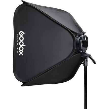 Godox S2 Speedlite Bracket with Softbox- Grid Carrying Bag Kit (80 x 80cm)