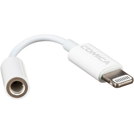 Comica Audio CVM-SPX-MI 3.5mm TRRS Female to Lightning Audio-Interface Cable for iPhone (3.2inch)