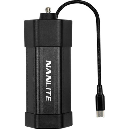 Nanlite PavoTube II 6C NP-F Battery Grip with USB-C Cable
