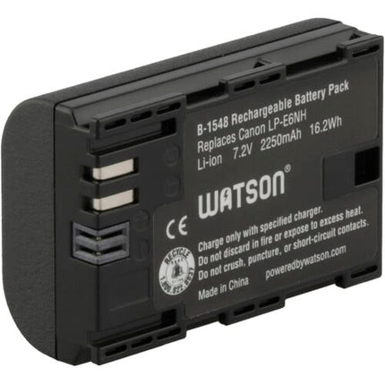 Watson LP-E6NH Lithium-Ion Battery Pack (7.2V- 2250mAh)