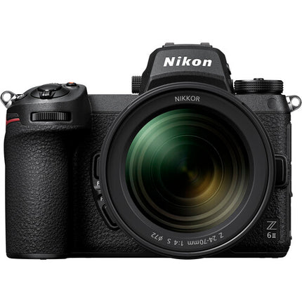 Nikon Z 6II Mirrorless Digital Camera with 24-70mm f-4 Lens and FTZ Adapter Kit