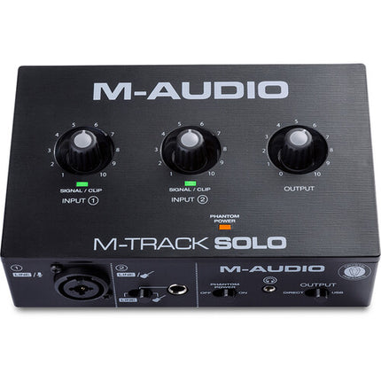 M-Audio M-Track Solo Desktop 2x2 USB Audio Interface