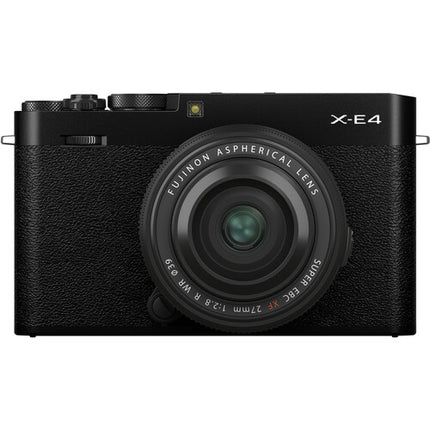 FUJIFILM X-E4 Mirrorless Digital Camera with XF 27mm f-2.8 R WR Lens (Black)