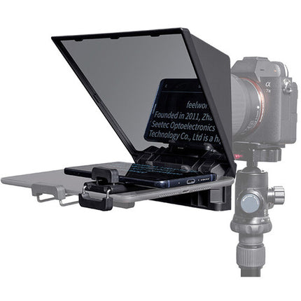 FEELWORLD TP2A Portable 8-inch Teleprompter supports up to 8inch Smartphone-Tablet Prompting Smartphone DSLR