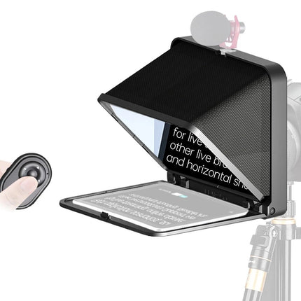 Lensgo TC7 Foldable Teleprompter with Remote Control