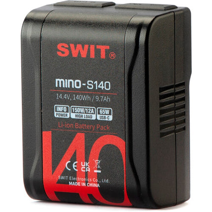 SWIT MINO-S140 Pocket Battery with D-Tap and USB Outputs  V-Mount