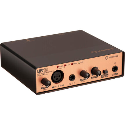 Steinberg UR12 Desktop 2x2 USB Audio Interface (Black-Copper)