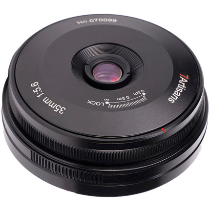 7artisans Photoelectric 35mm f/5.6 Pancake Lens for Leica L Black