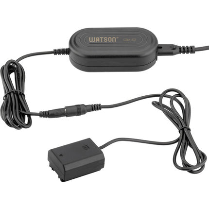 Watson CBA-S2 AC Adapter and DC Coupler Replaces Sony NP-FZ100 Battery