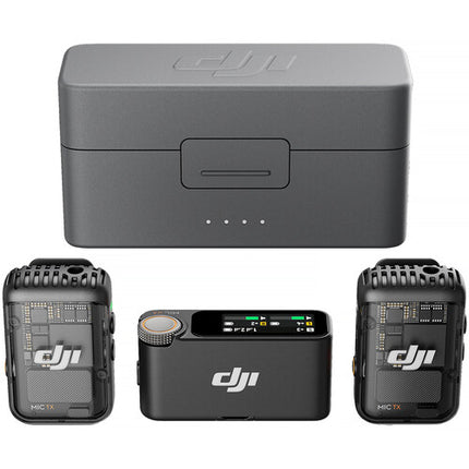 DJI Mic Version 2 (2-Person) Compact Digital Wireless Microphone System Recorder (2.4 GHz)