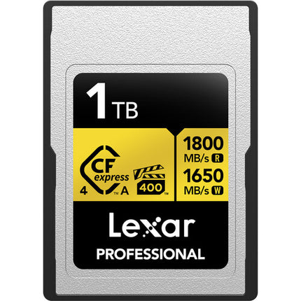 Lexar Professional GOLD CFexpress 4.0 Type A Memory Card