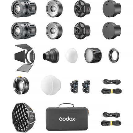 Godox RS60Bi Bi-Color LED Monolight 2-Light Kit