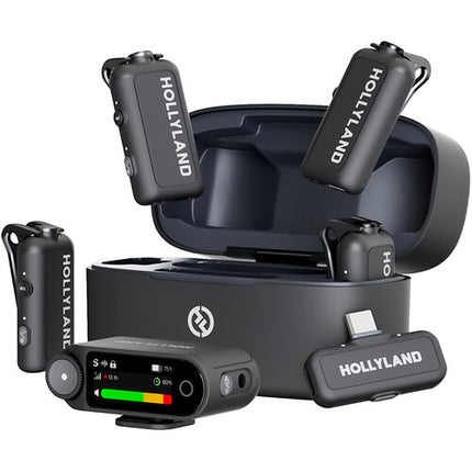 Hollyland LARK MAX 2 Combo 4-Person Wireless Microphone System
